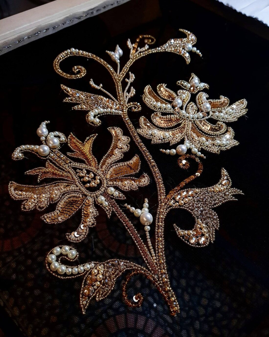 Student embroidery work