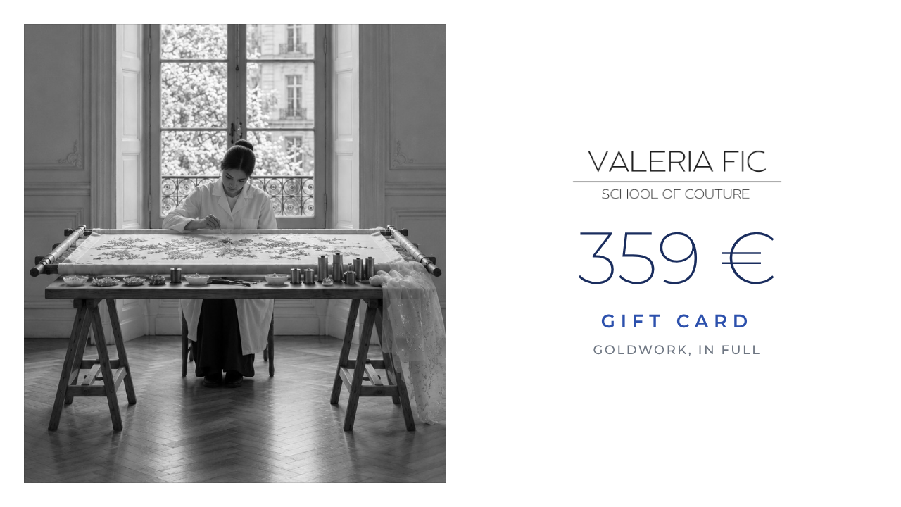 School of Couture gift card