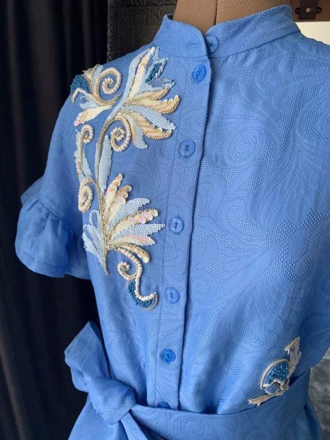 Student embroidery work