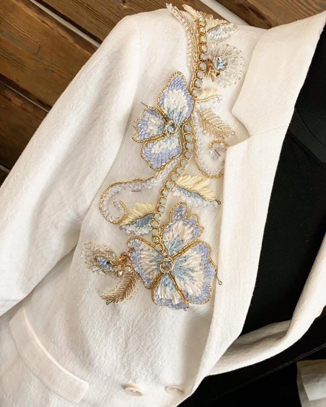 Student embroidery work