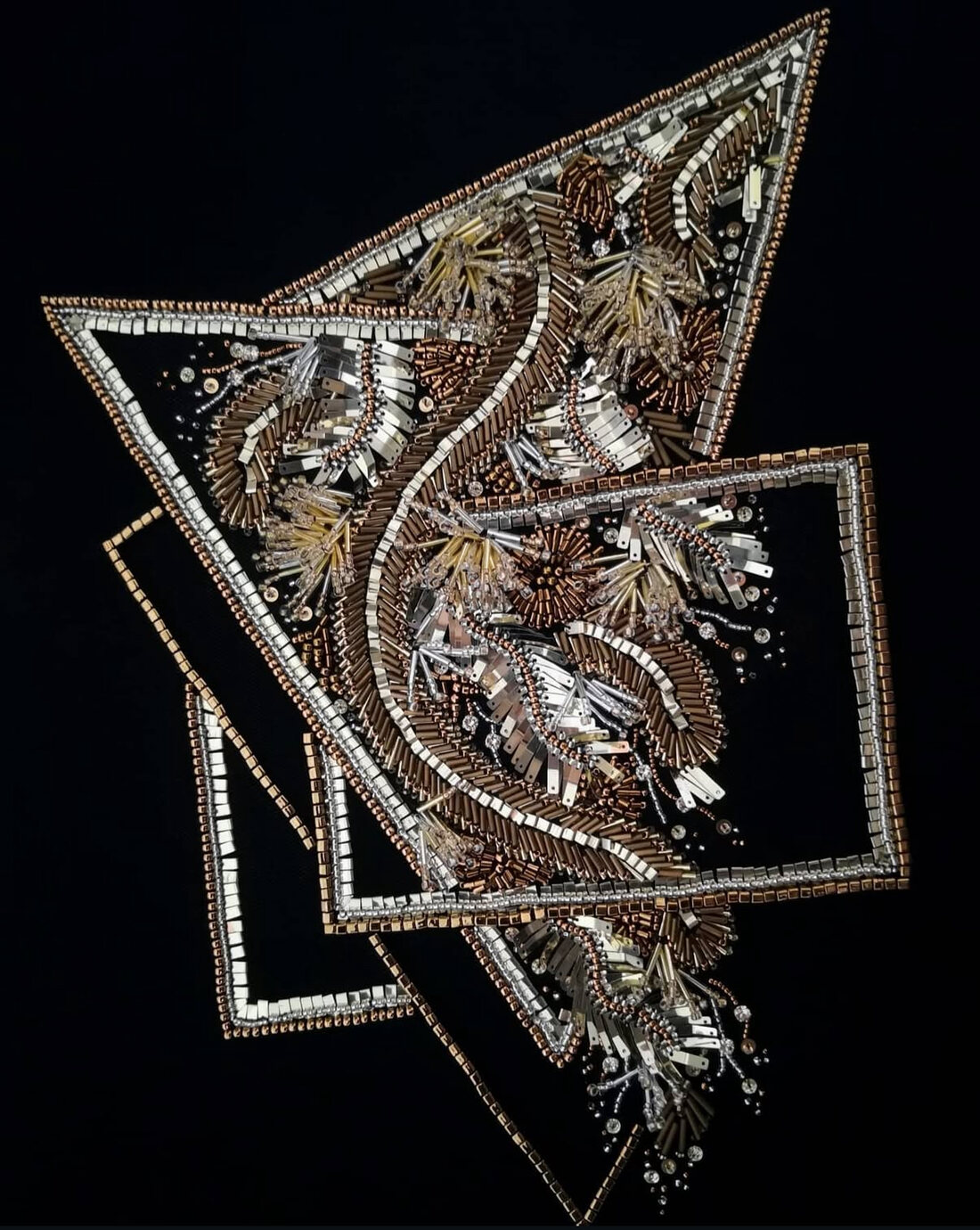 Student embroidery work