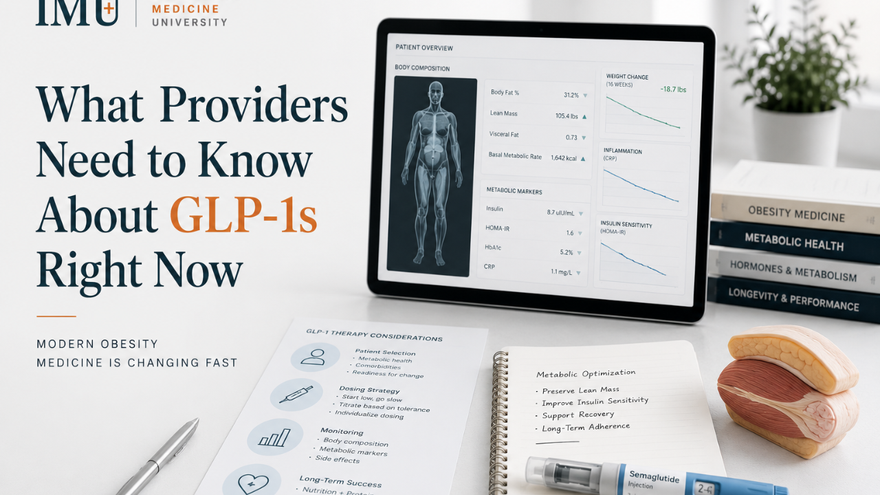 What Providers Need to Know About GLP-1s Right Now