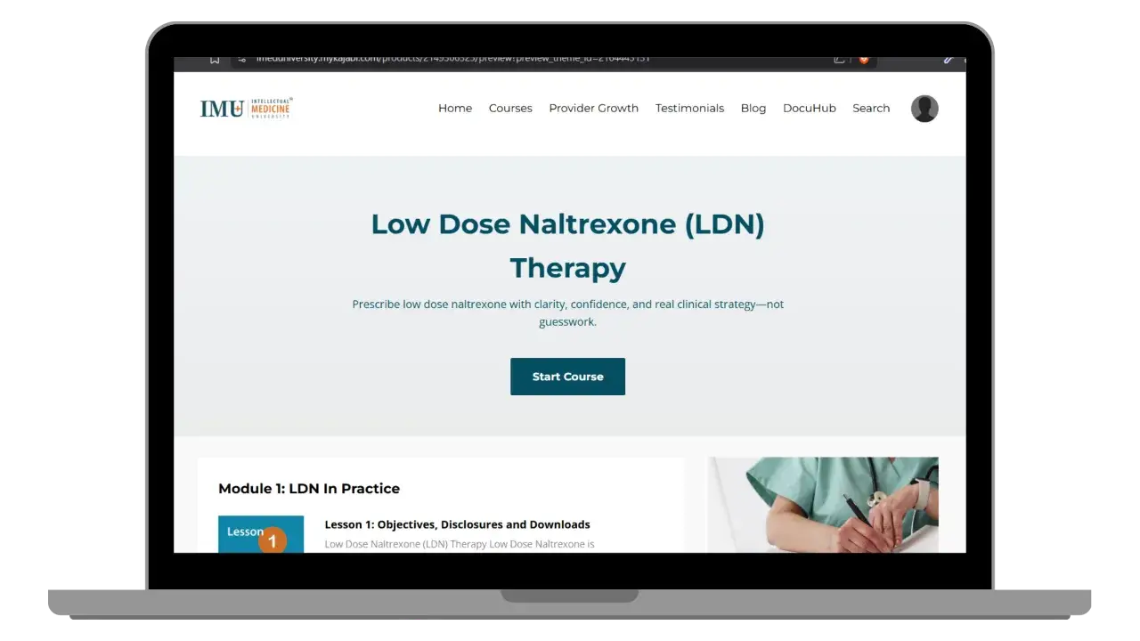 Low Dose Naltrexone (LDN) Certification