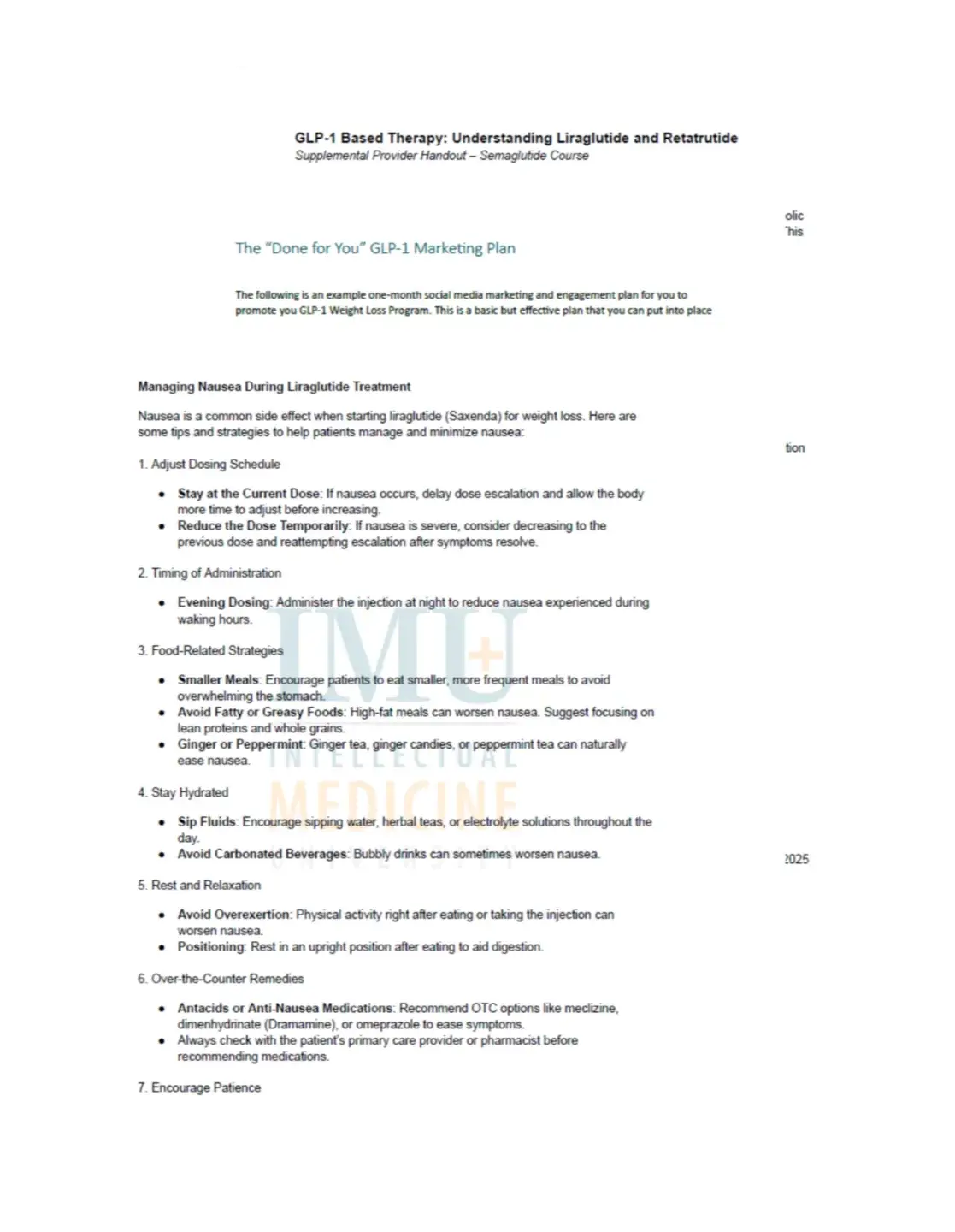 Document preview from the GLP-1 and Next-Generation Weight Loss Therapy course