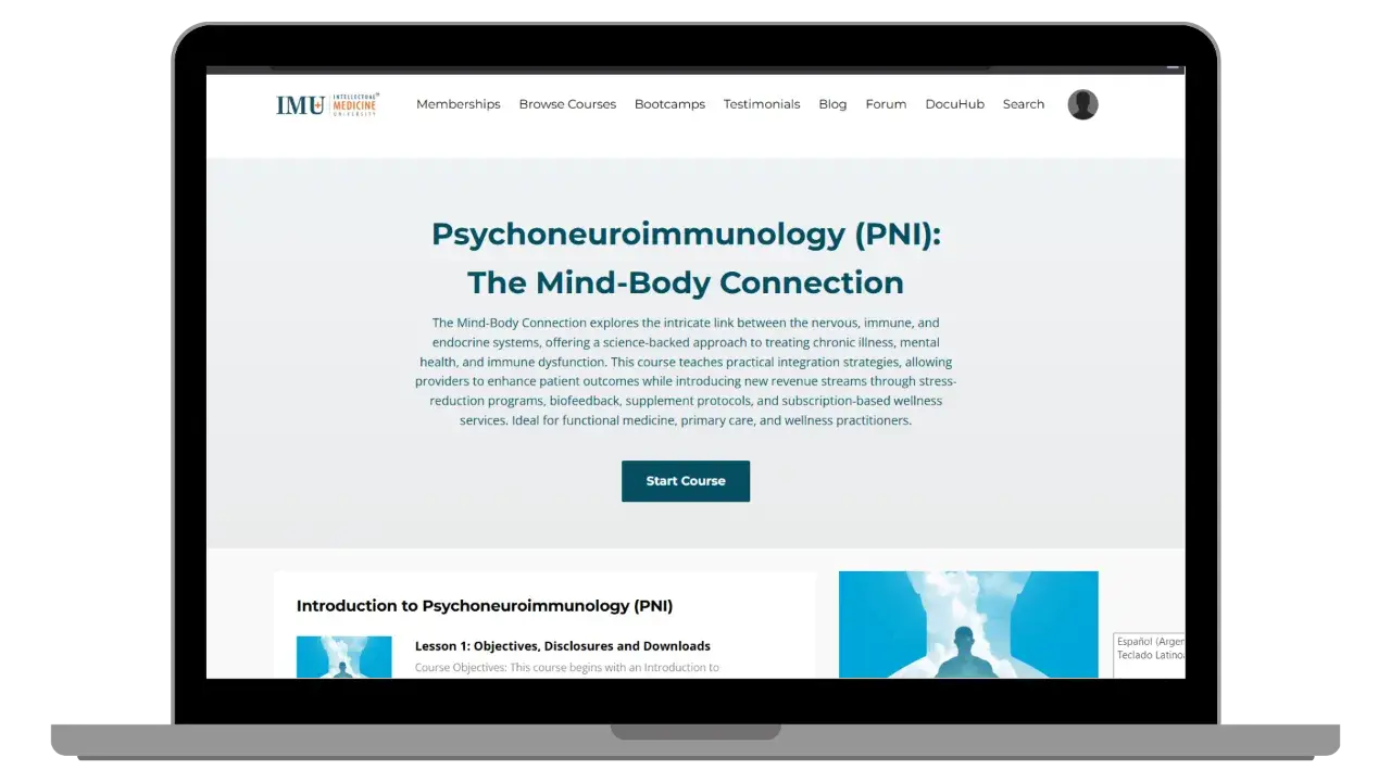 Mind-Body Medicine Certification The Science of Stress, Immunity & Chronic Disease