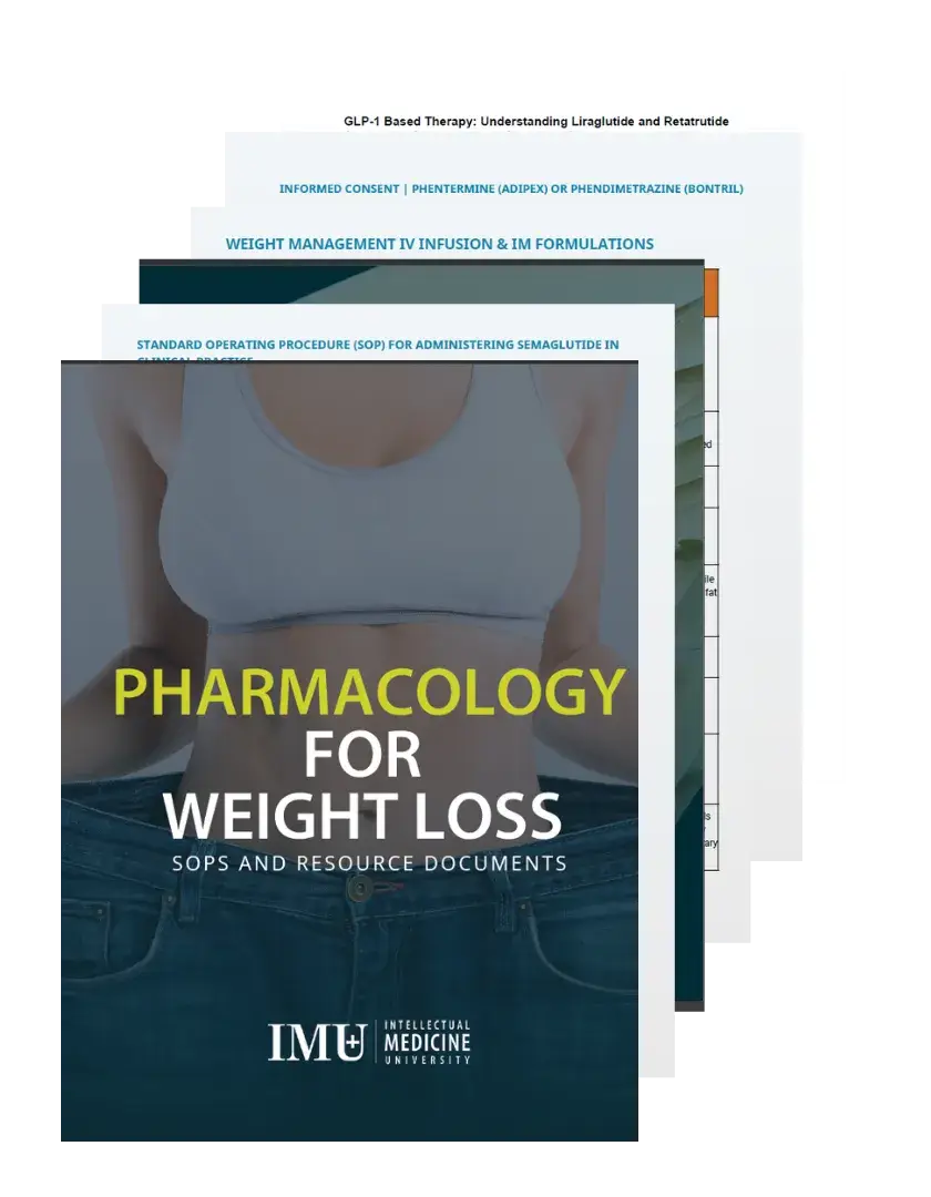 Documents from the Weight Loss Pharmacology Certification