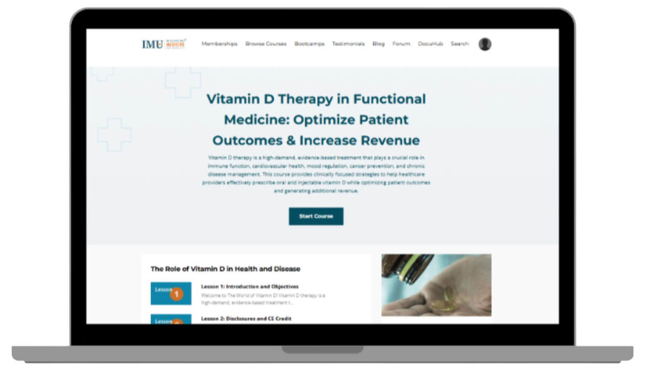 Vitamin D Therapy in Functional Medicine: Testing, Dosing, and Clinical Protocols