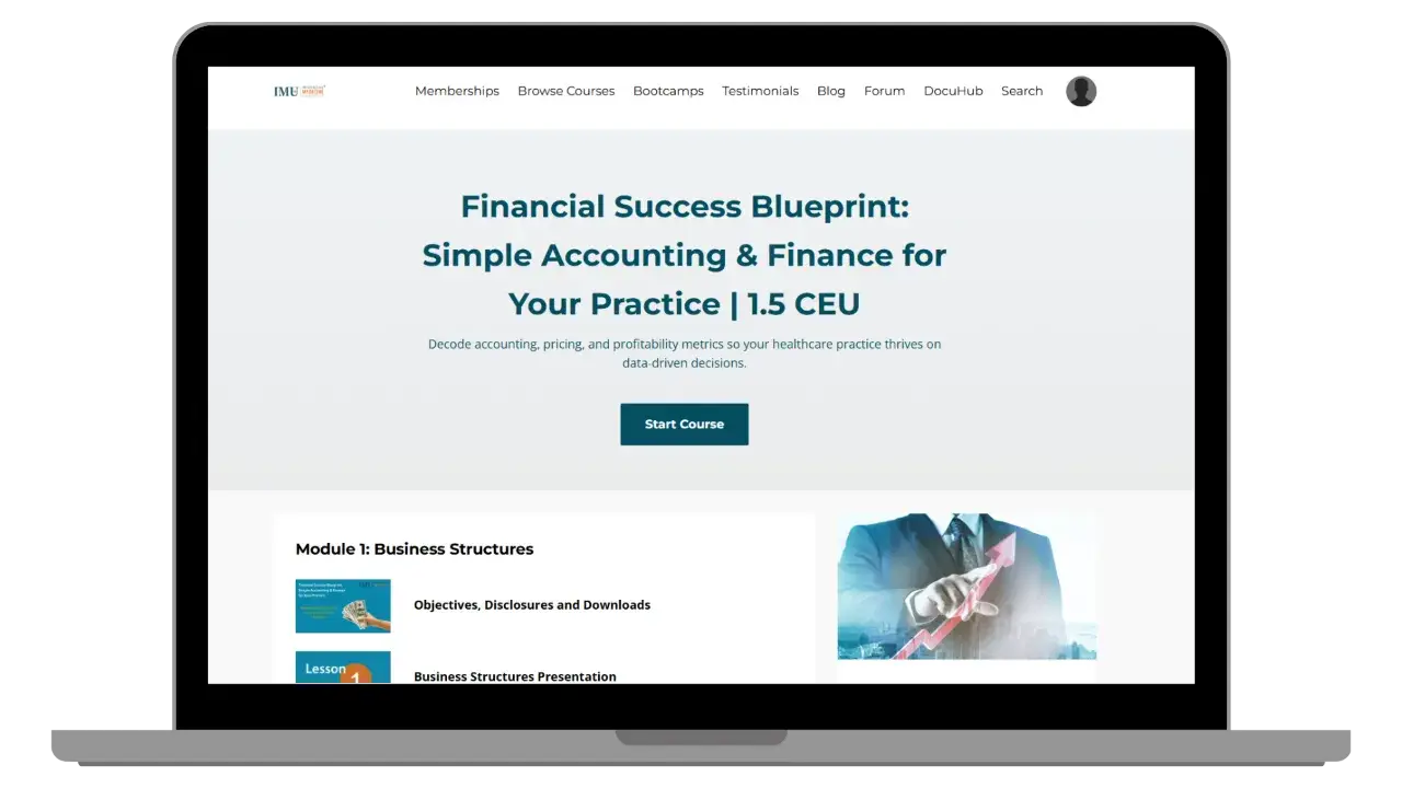 Medical Practice Finance Made Simple Certification 