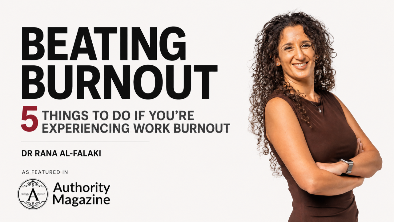 Rana Al-Falaki Authority magazine - beating burnout