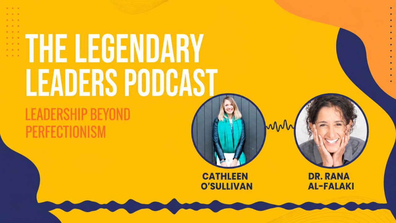 Dr Rana Al-Falaki talking about authentic success on the Legendary Leaders Podcast