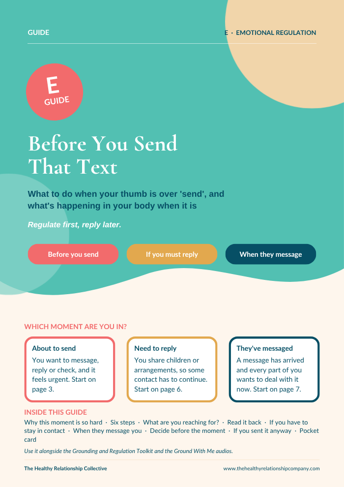 Before You Send That Text guide