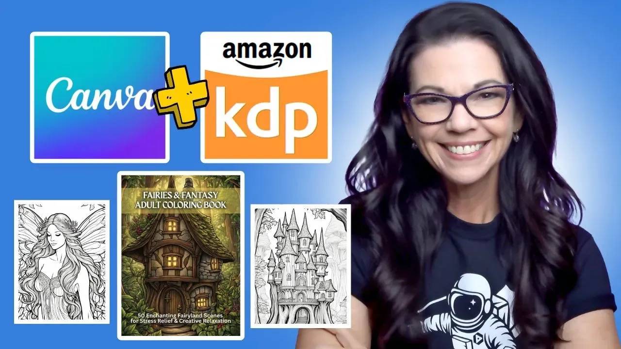 How to Make a Coloring Book With Canva AI for Amazon KDP
