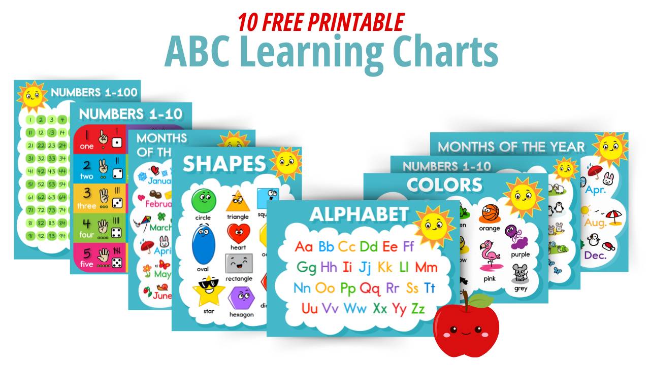 The ABC Charts: Colorful Charts To Help Your Child’s Early Learning