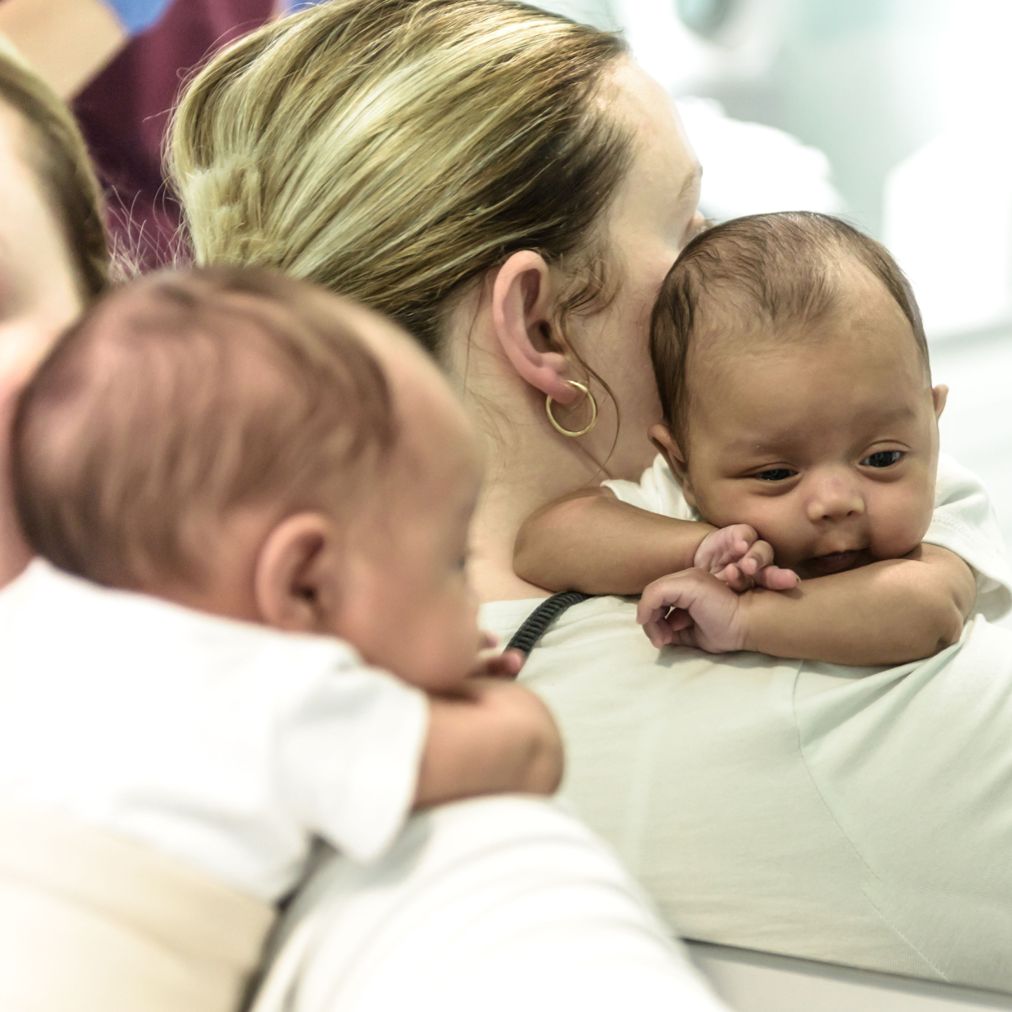 A young infant receiving care at the National Tongue Tie Centre