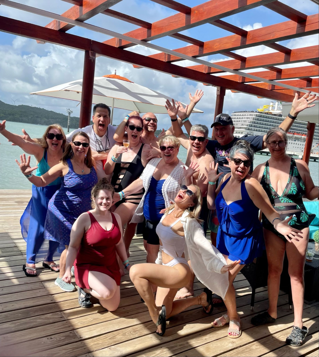 Michael Neeley and Krista Inochovsky Neeley hosts of the New Media Cruise