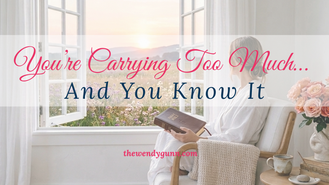Christian woman carrying too much responsibility and seeking God for what He has actually given her to do.