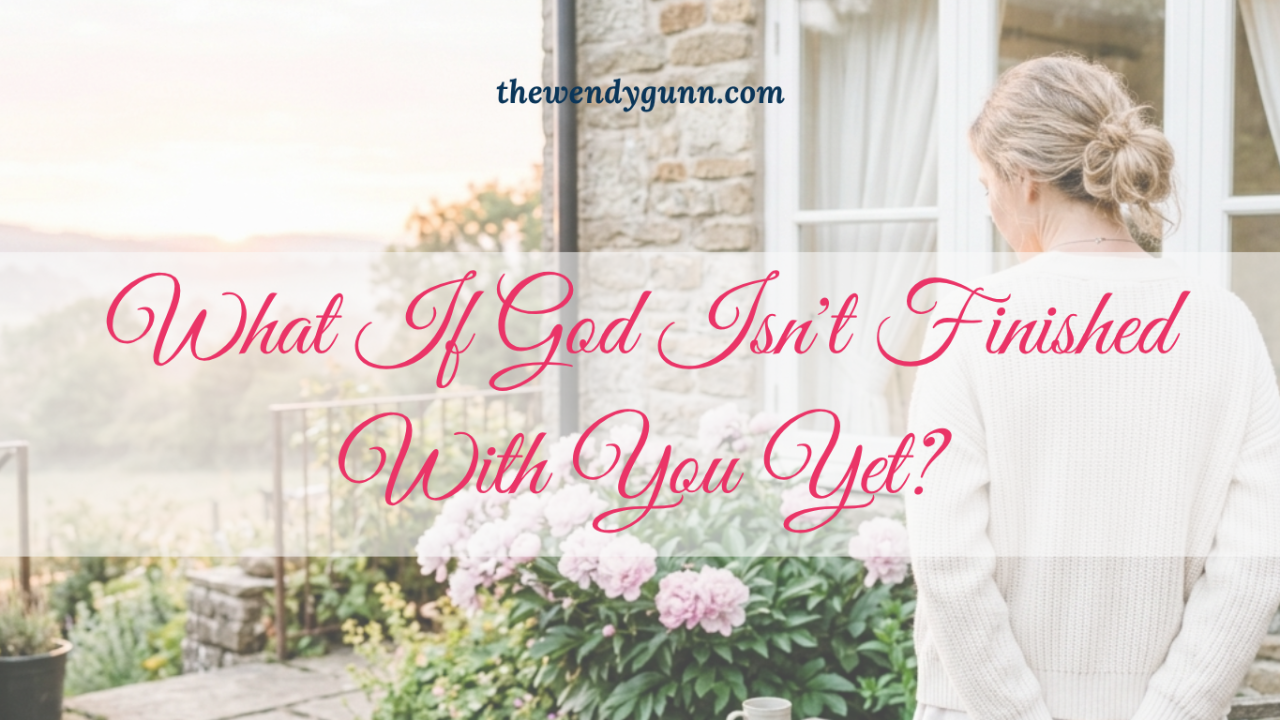 Christian woman standing thoughtfully outdoors at sunrise, reflecting on God's purpose, preparation, and calling for her life, representing faith, spiritual growth, trusting God's timing, and becoming who He created her to be.