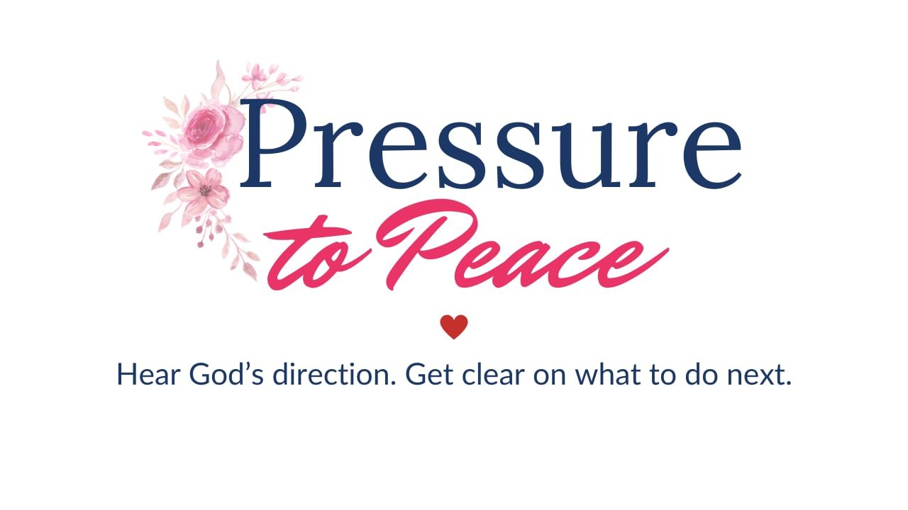 Hear from God What He Wants You To Do, Release What He Doesn't, and Walk Away With Peace. Life-changing group coaching experience.