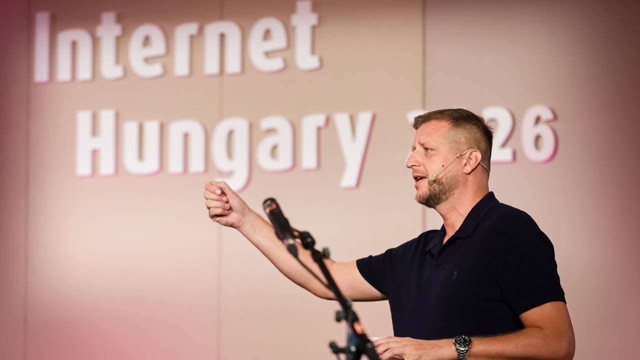 Kaprinay Zoltán előadása az Internet Hungary 2026 konferencián