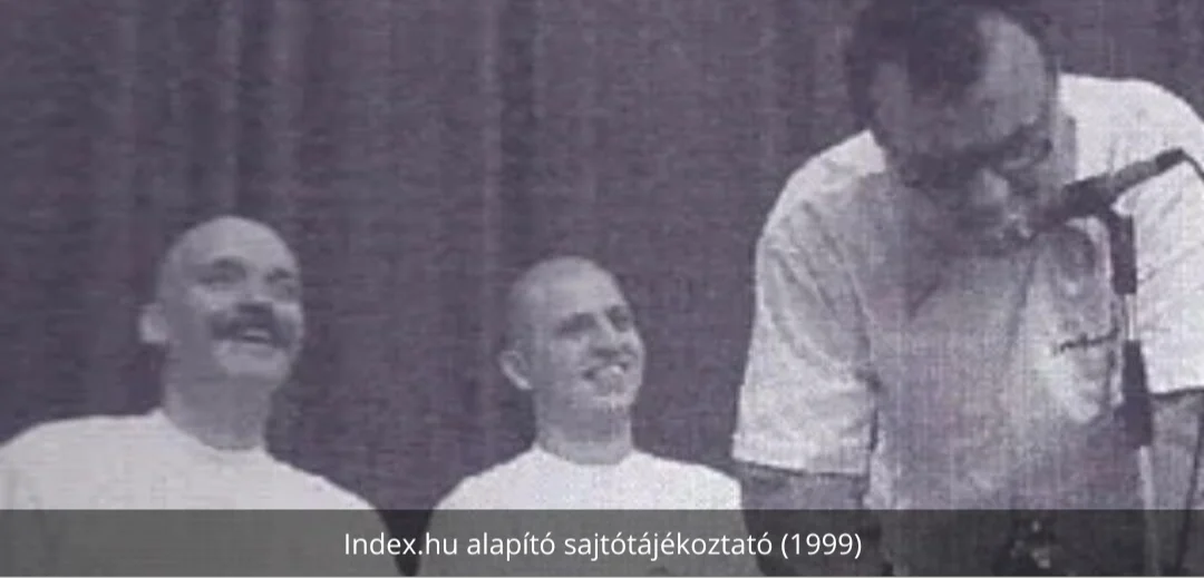 Index.hu alapító sajtótájékoztató (1999)