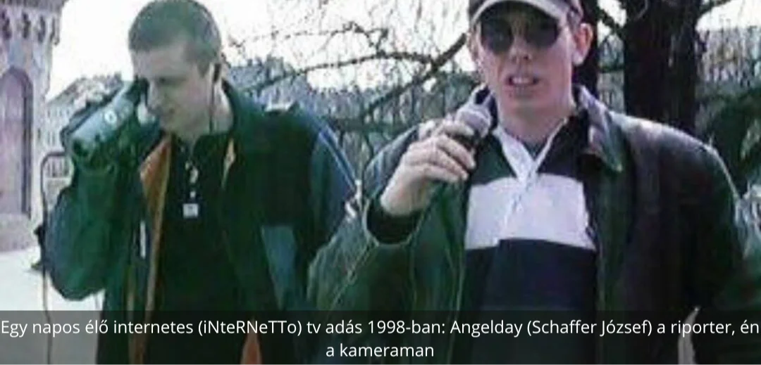 Egynapos élő internetes tv-adás 1998-ban (iNteRNeTTo)