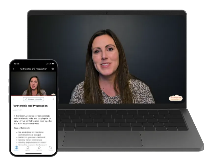 Pediatric Nurse Practitioner teaches an online class on both mobile and laptop