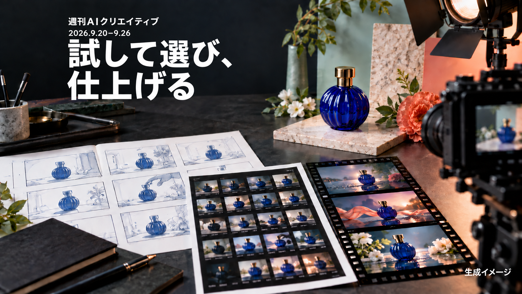 週刊AIクリエイティブ｜低解像度で試し、選んだ一本だけ仕上げる
