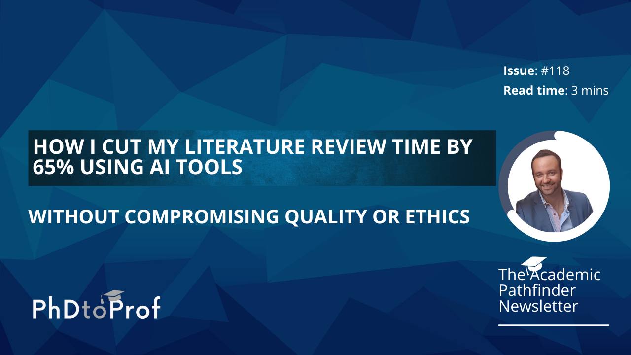How I Cut My Literature Review Time by 65% Using AI Tools