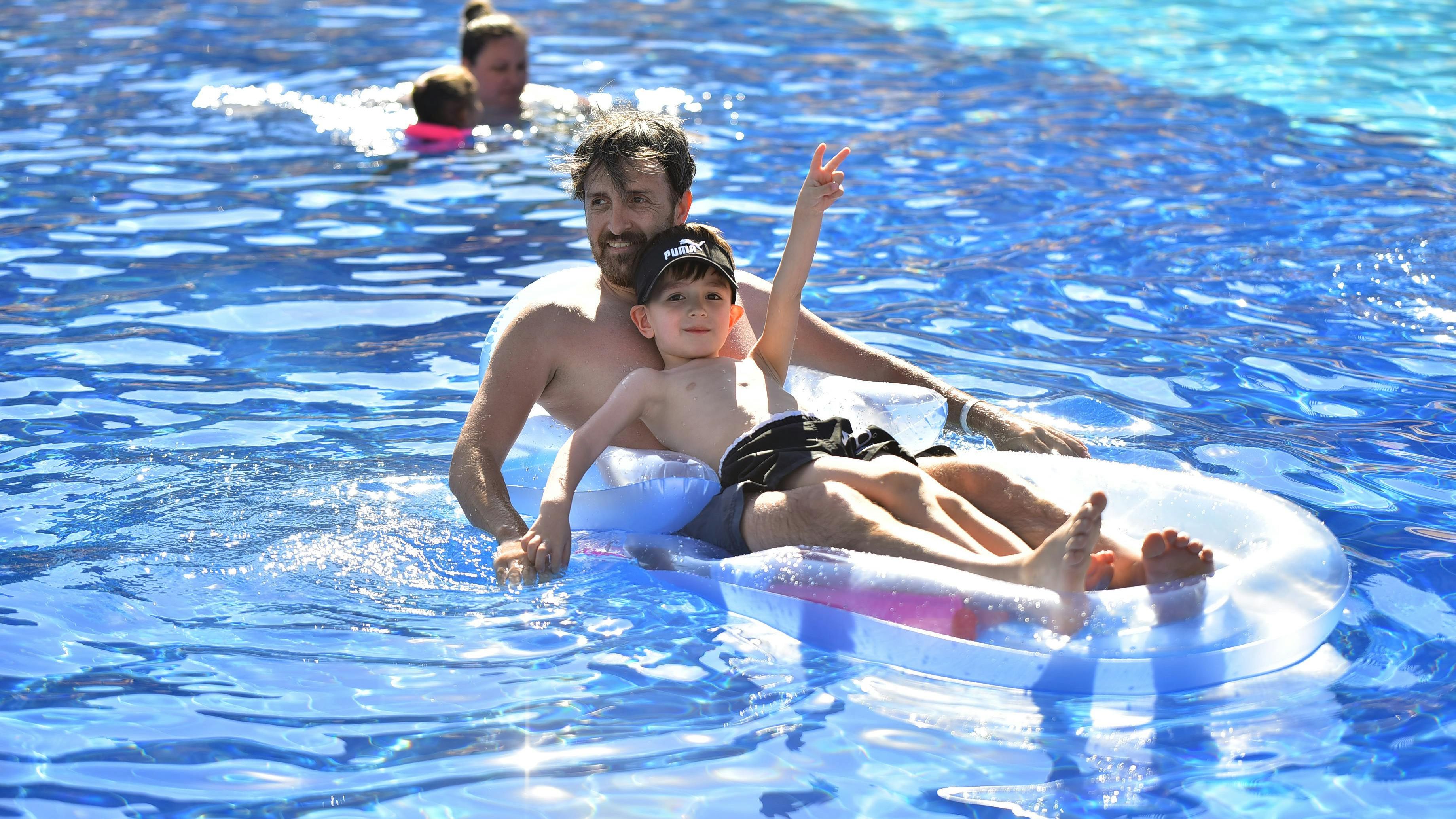 père vacances enfant