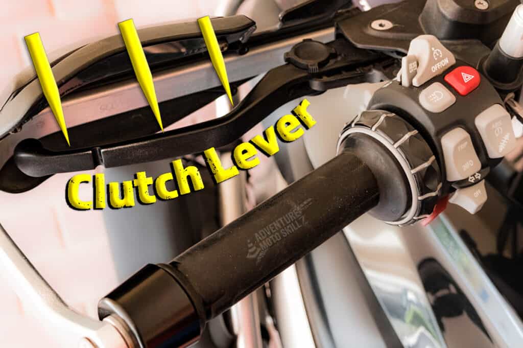 Clutch lever of a BMW R1200GS