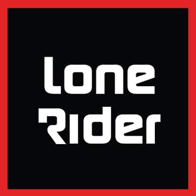 Lone Rider motorcycle luggage logo