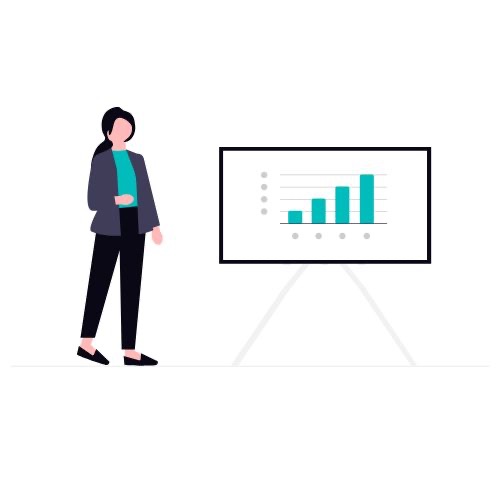 Property sourcing agent looking at data figures