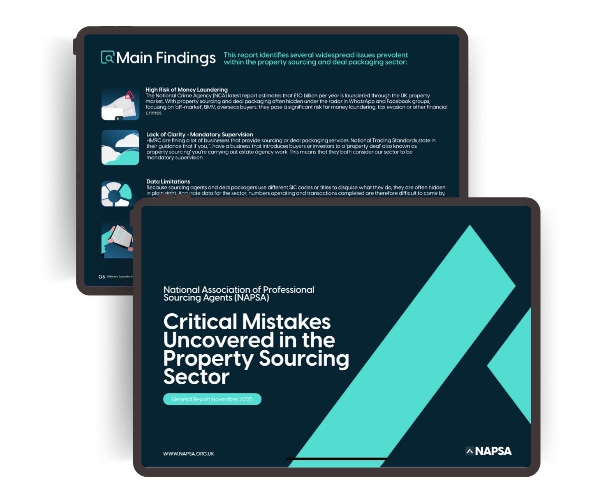 Chart of NAPSA compliance report findings, including HMRC fines and agent checks