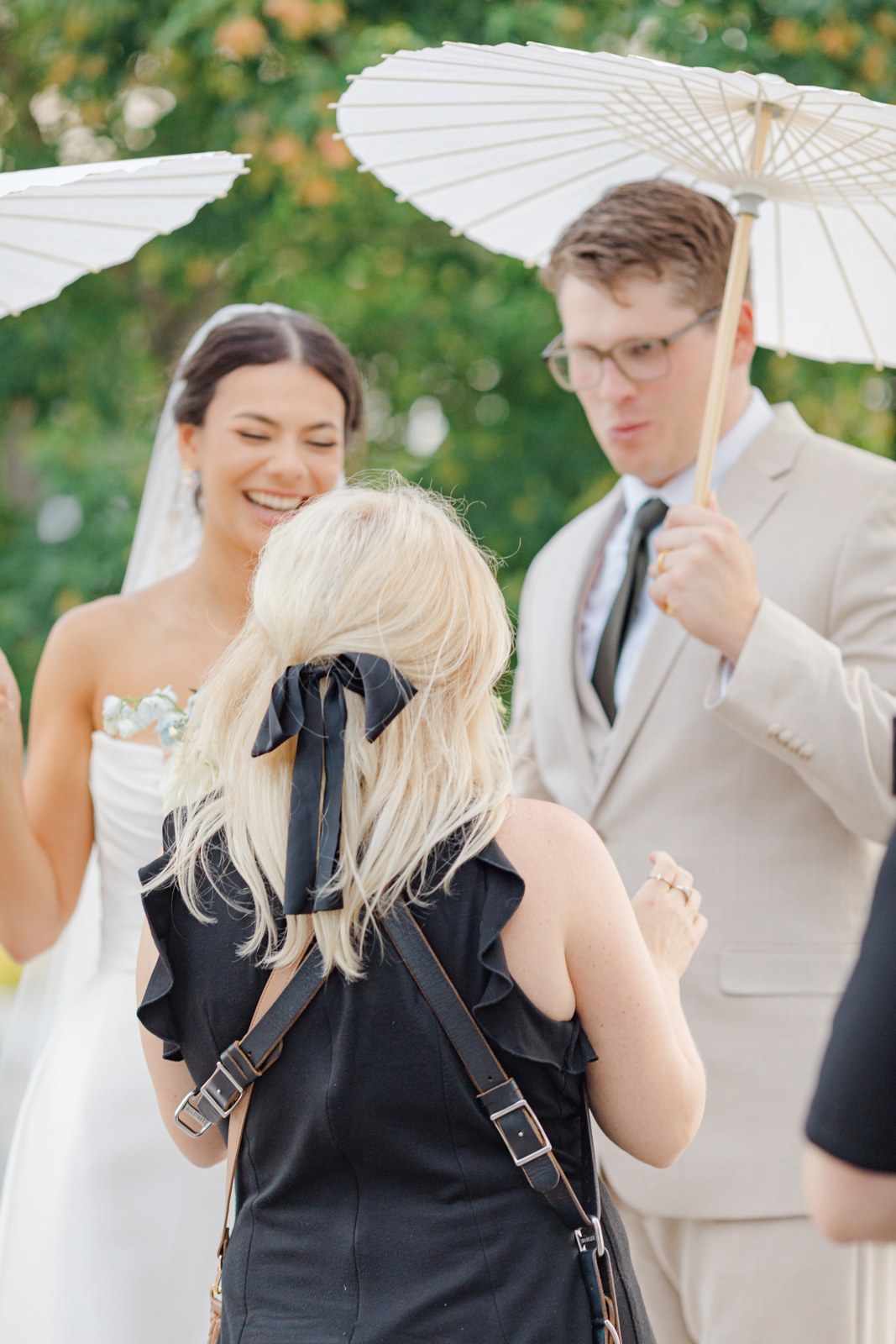 Add a wedding or behind-the-scenes photo
