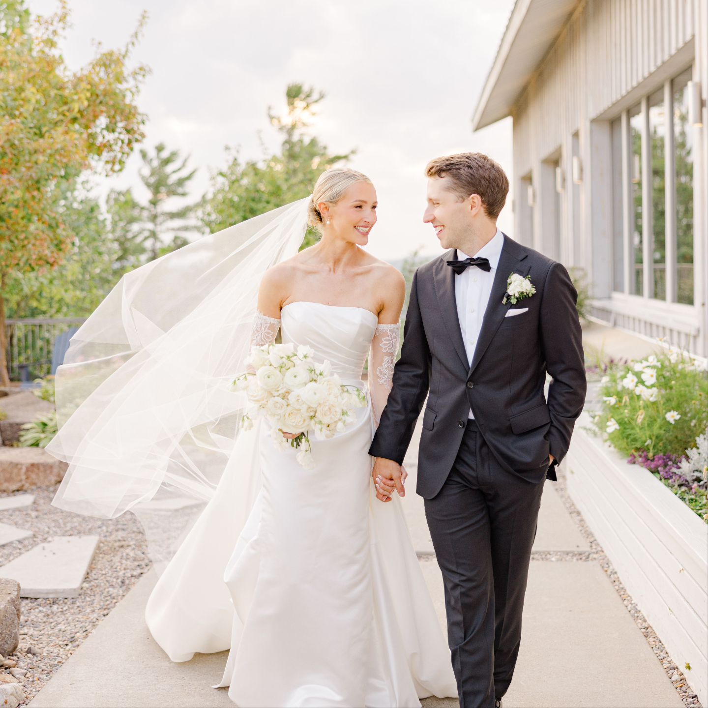 Add a wedding or behind-the-scenes photo