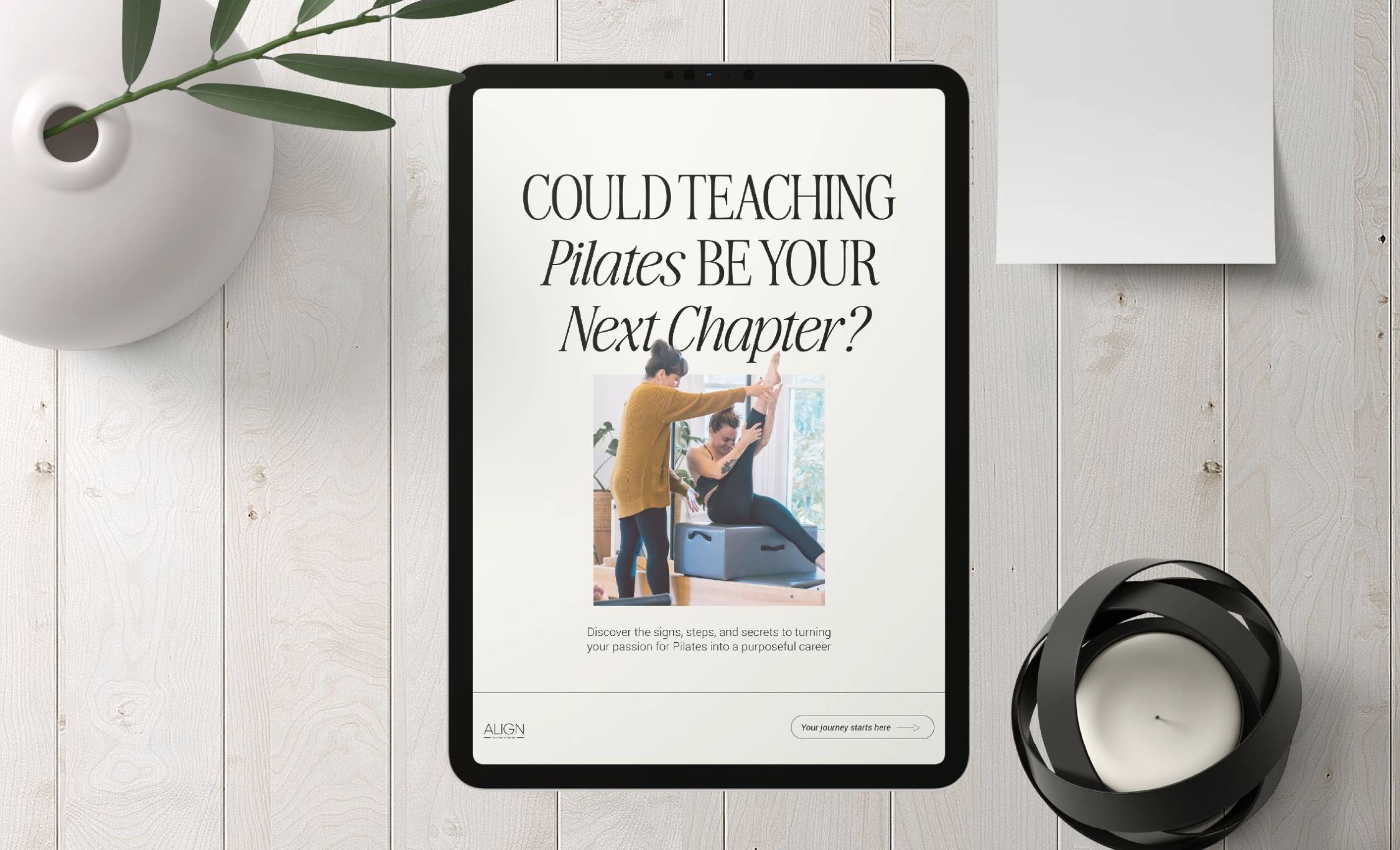 Download Our Free Guide on Pilates Teacher Training