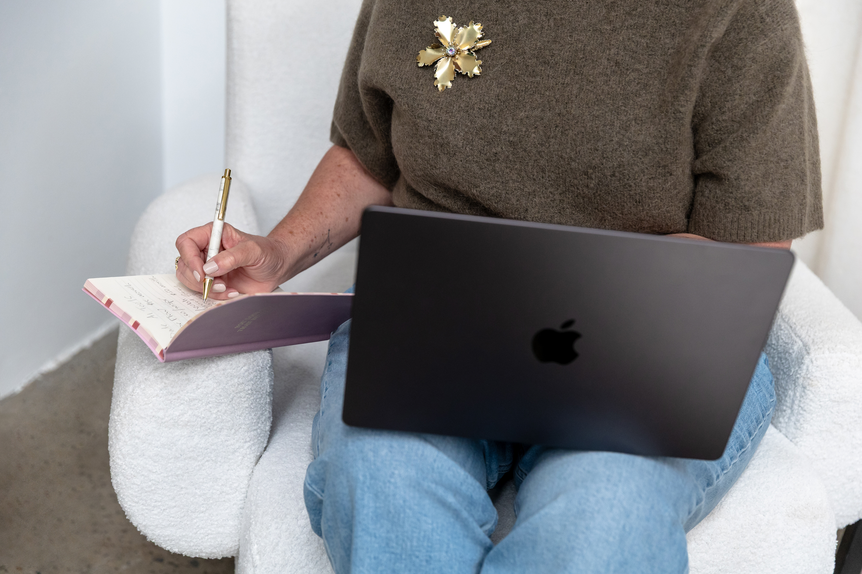 Journaling your money story with a cuppa in hand