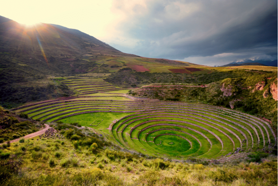 Moray terraces Journey to the Sacred Valley with Fabiola Baughman