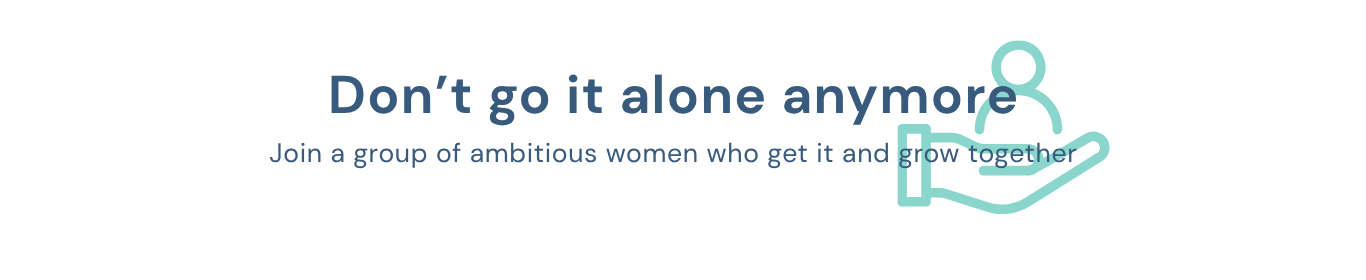 Don't go it alone anymore