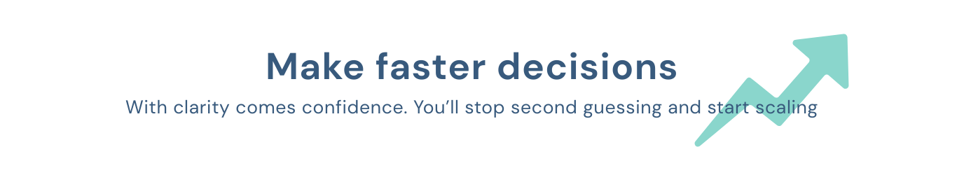 Make faster decisions