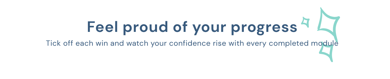 Feel proud of your progress