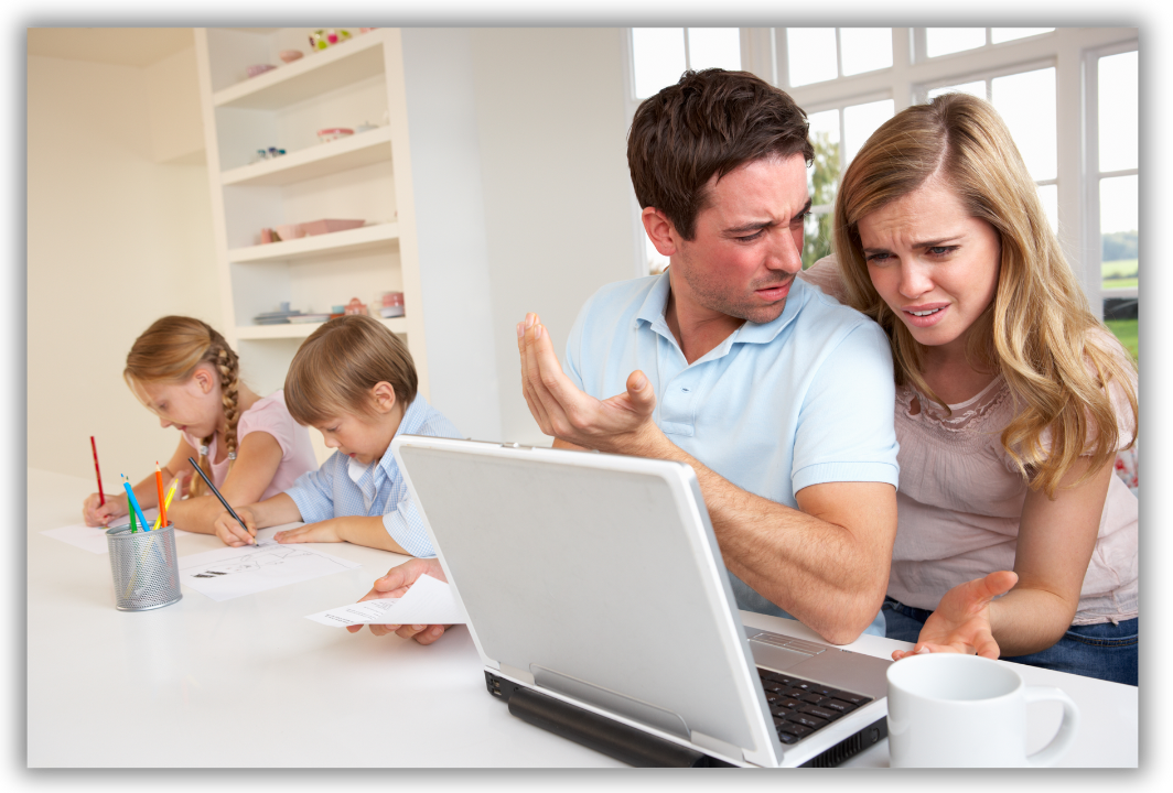 Confused parents