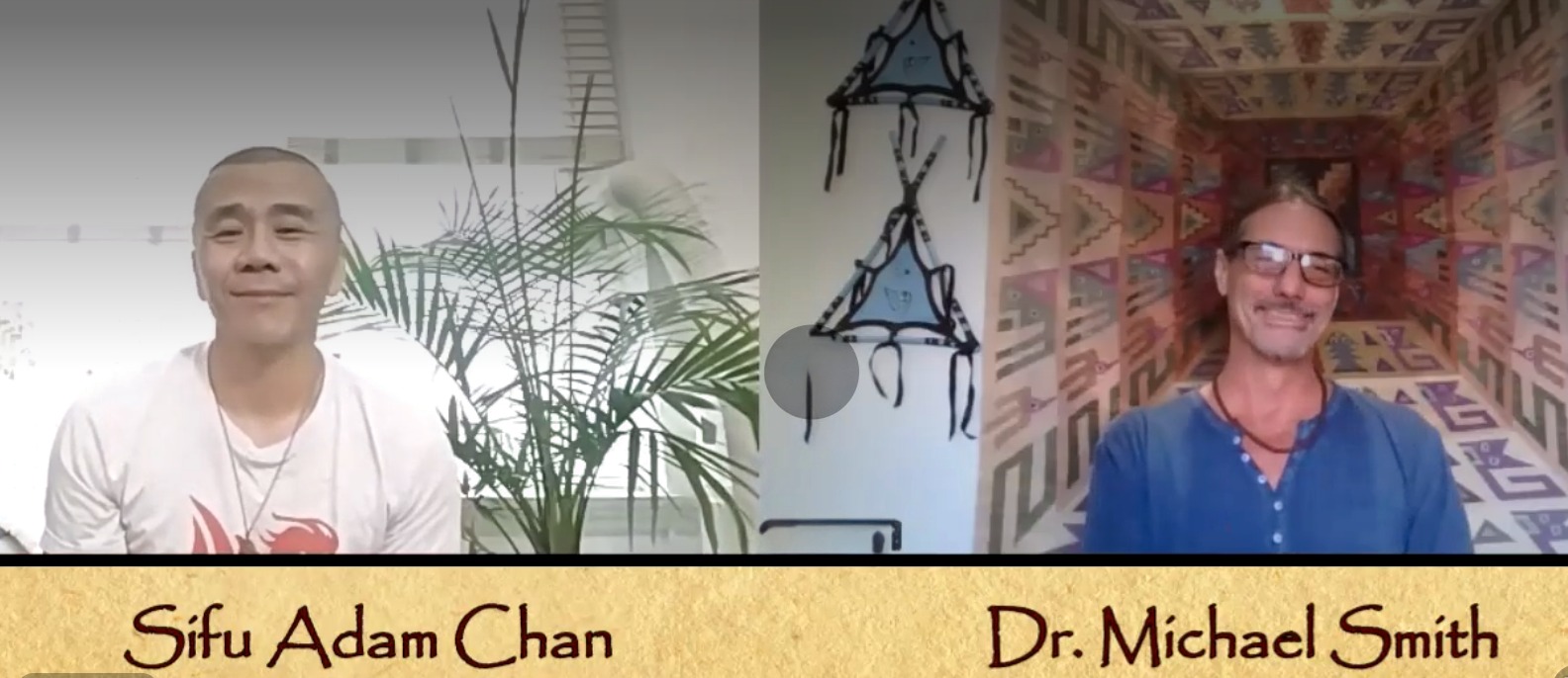 Sifu Adam Chan with Dr. Michael Smith (Sifu)