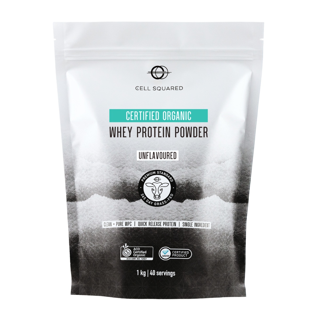 Certified Organic Whey Protein Powder by Cell Squared