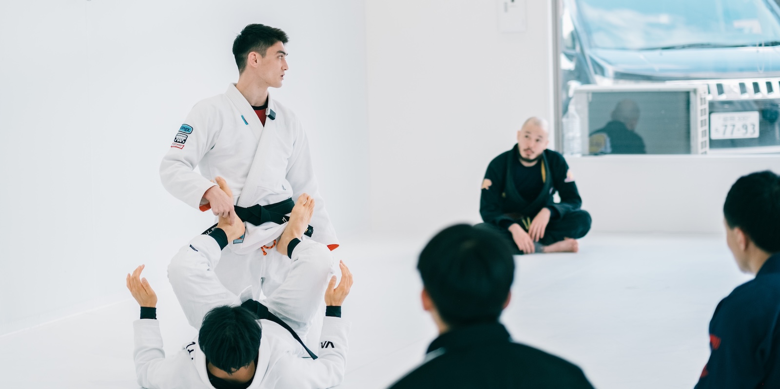 Craig Hutchison teaching a group