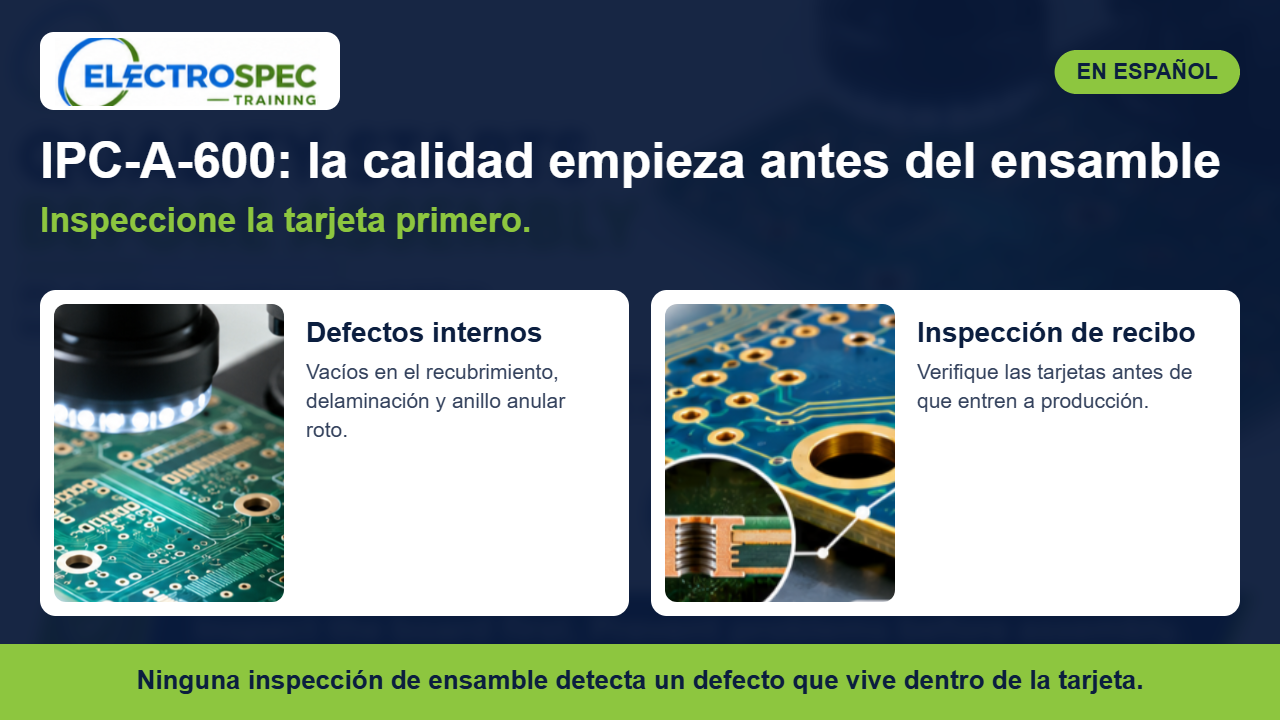 Tarjeta de circuito impreso desnuda bajo un microscopio de inspección