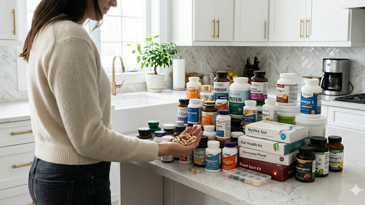 Woman With Supplements