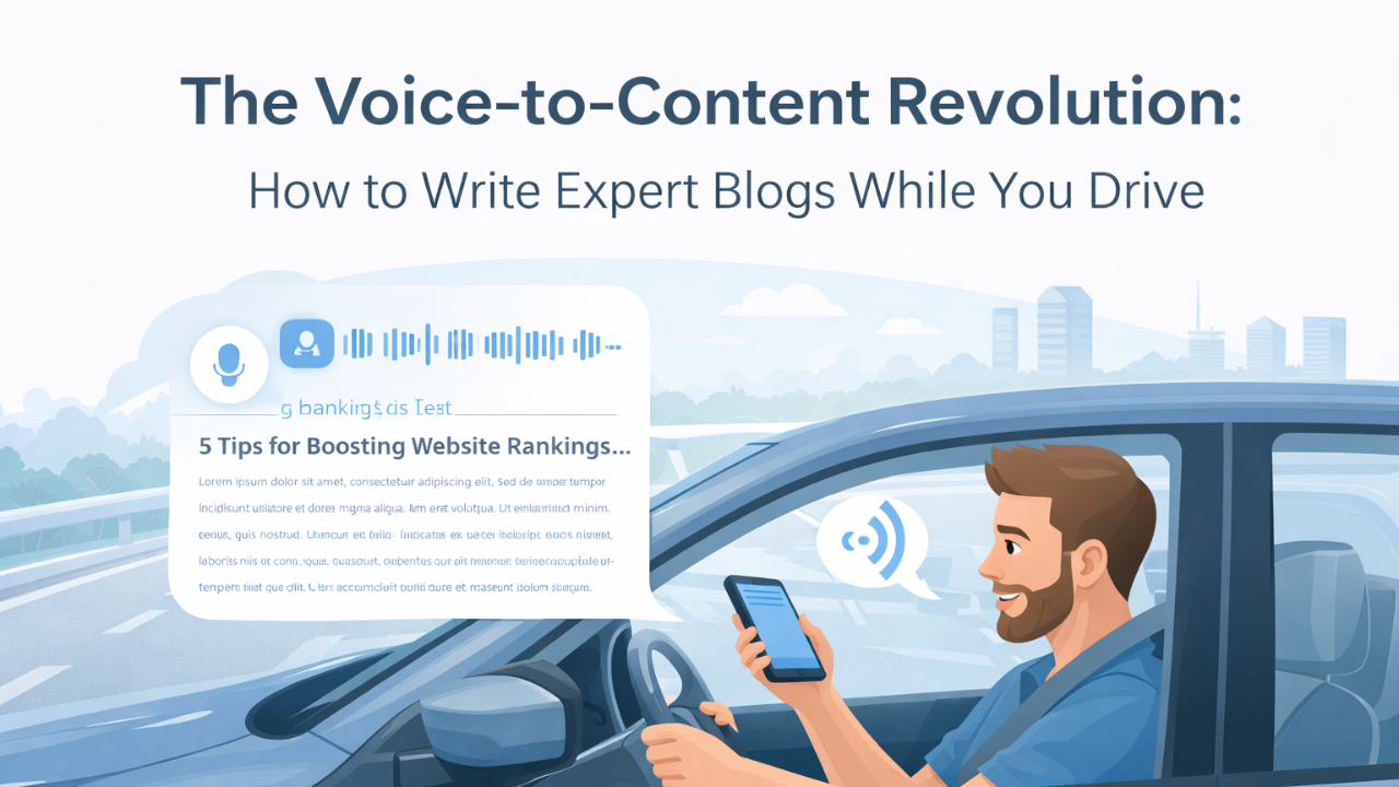 How to Turn a 5-Minute Voice Memo into a Professional Blog Post