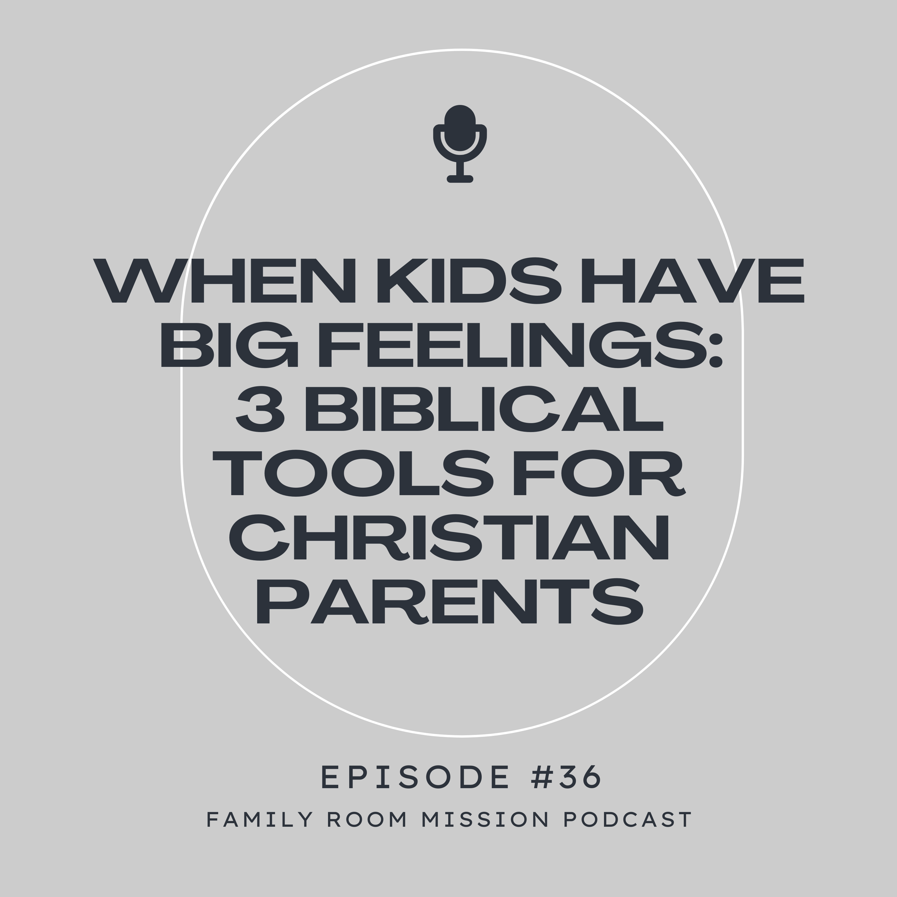 When Kids Have Big Feelings: 3 Biblical Tools for Christian Parents episode artwork