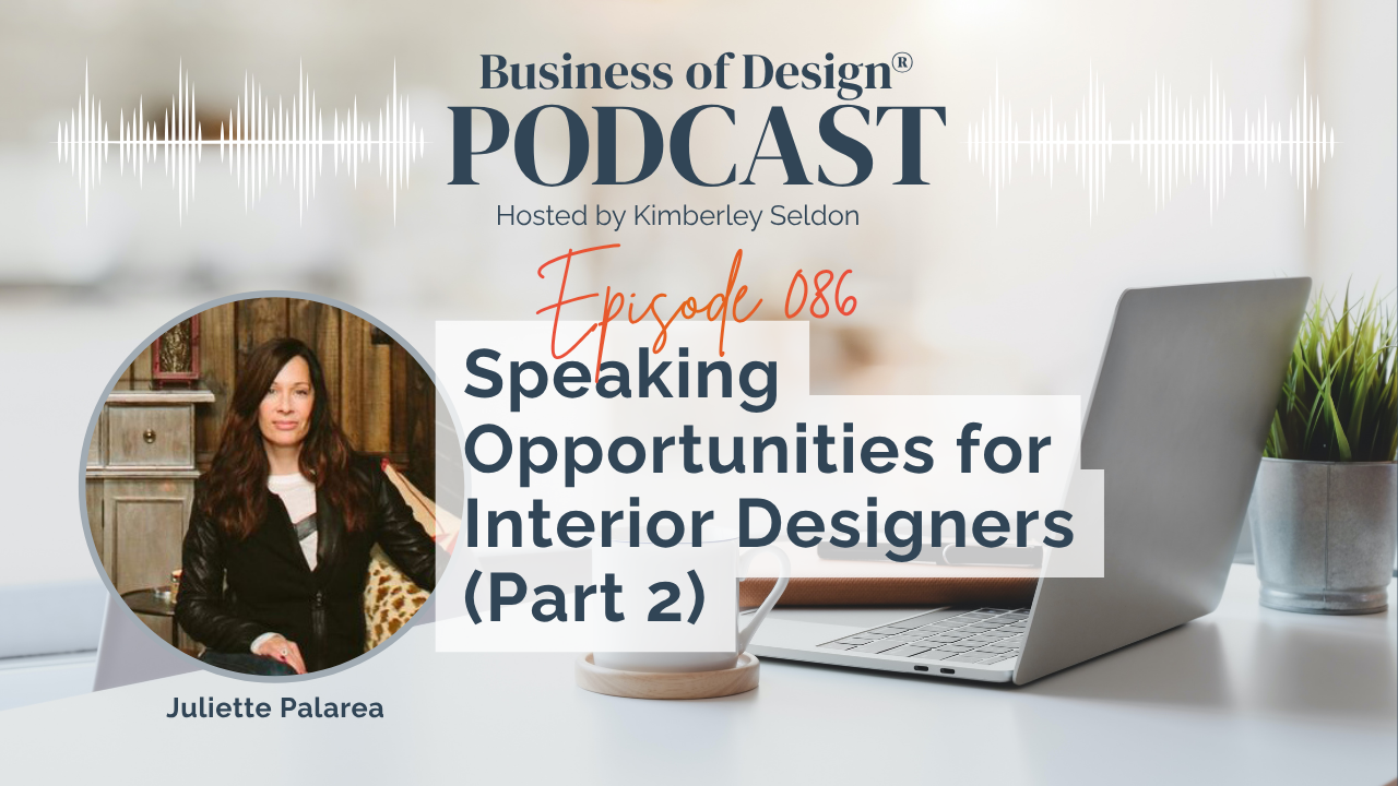 Speaking Opportunities for Interior Designers